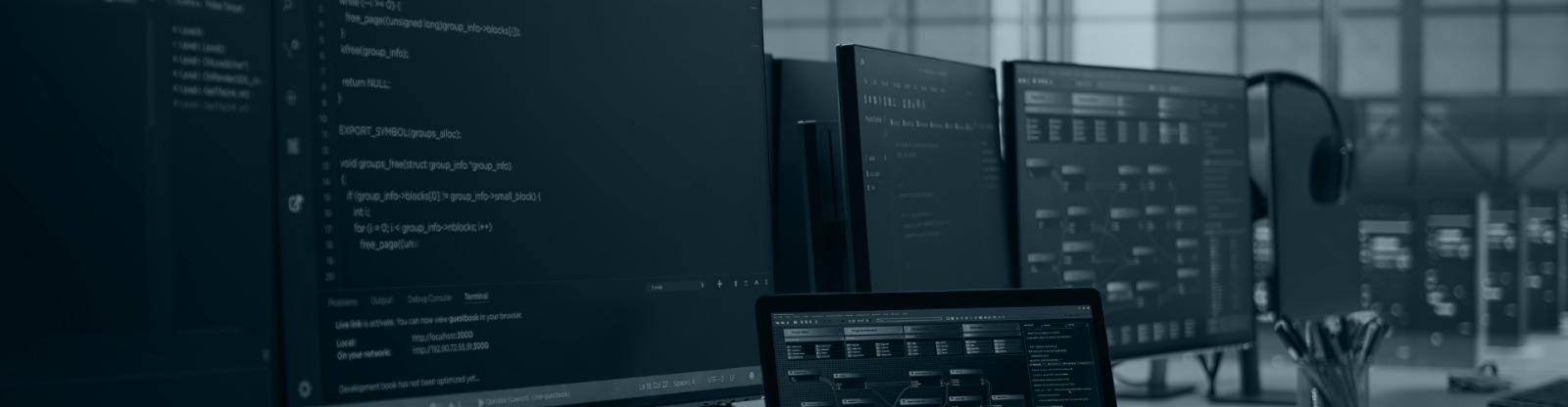 Banner sobre os sistemas